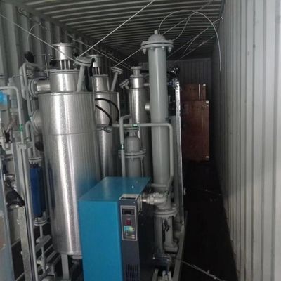 Конструкция с установкой на скатах для очистки азота на заводе по производству N2