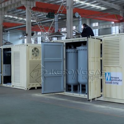 220В 50Гц высокоэффективная азотная газовая установка с ISO-контейнером