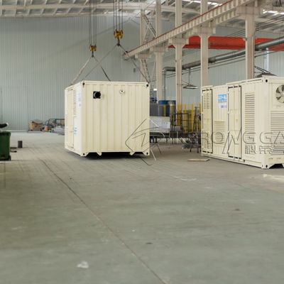 220В 50Гц высокоэффективная азотная газовая установка с ISO-контейнером