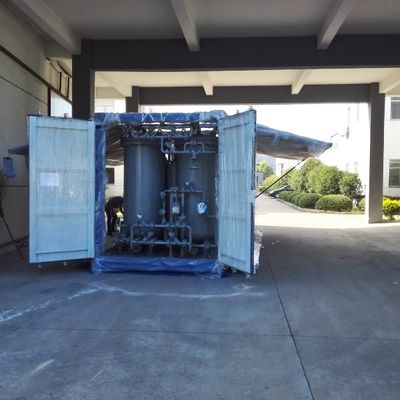 Автоматическая установка по производству азотного газа, установленная в мобильных контейнерах