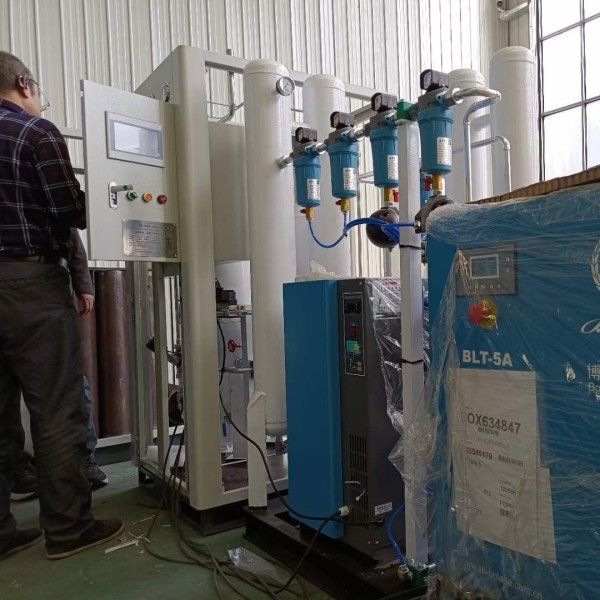 Простая установка высокой чистоты 99,5% PSA на основе кислородного завода с кислородным монитором