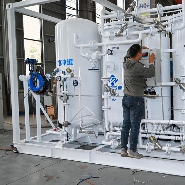 27barG Рабочее давление Углеродистый стальной материал Азот генератор для лазерной резки