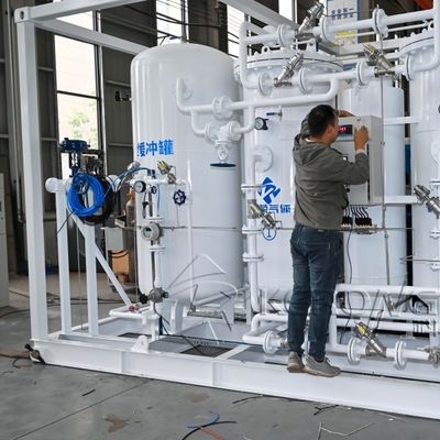 27barG Рабочее давление Углеродистый стальной материал Азот генератор для лазерной резки